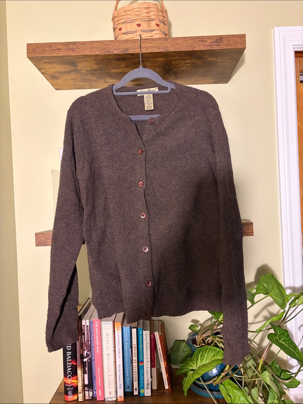 Eddie Bauer crewneck cardigan